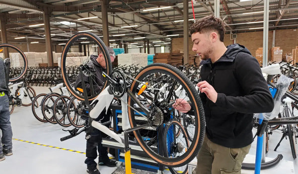 Inspección de la fábrica de e-bikes de Fiido