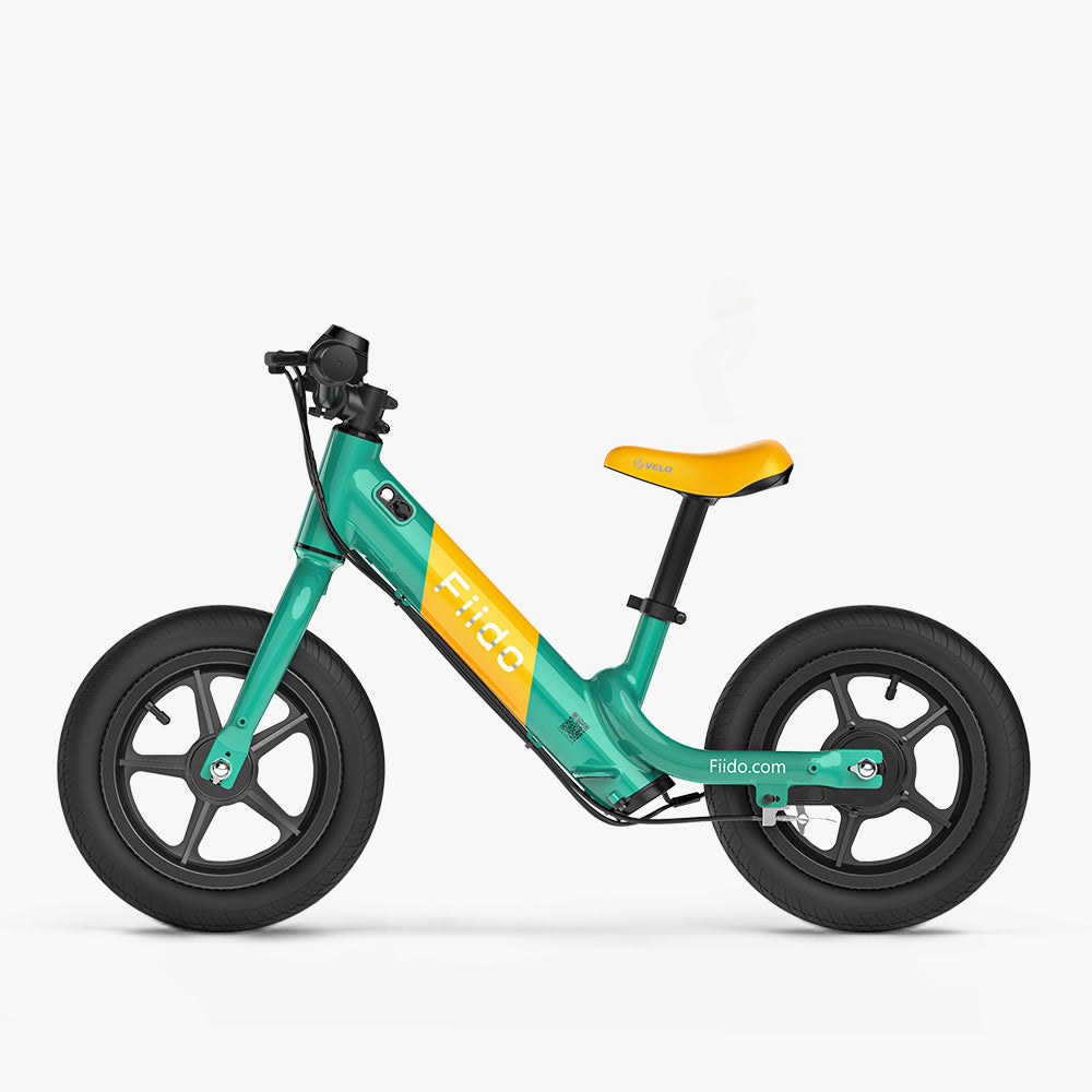 La bicicleta eléctrica de equilibrio Fiido Kidz muestra una imagen